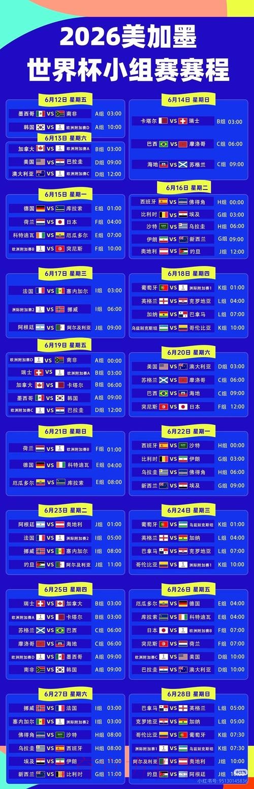 2026世界杯直播今日观看指南怎么查 2026世界杯直播今日观看指南怎么查